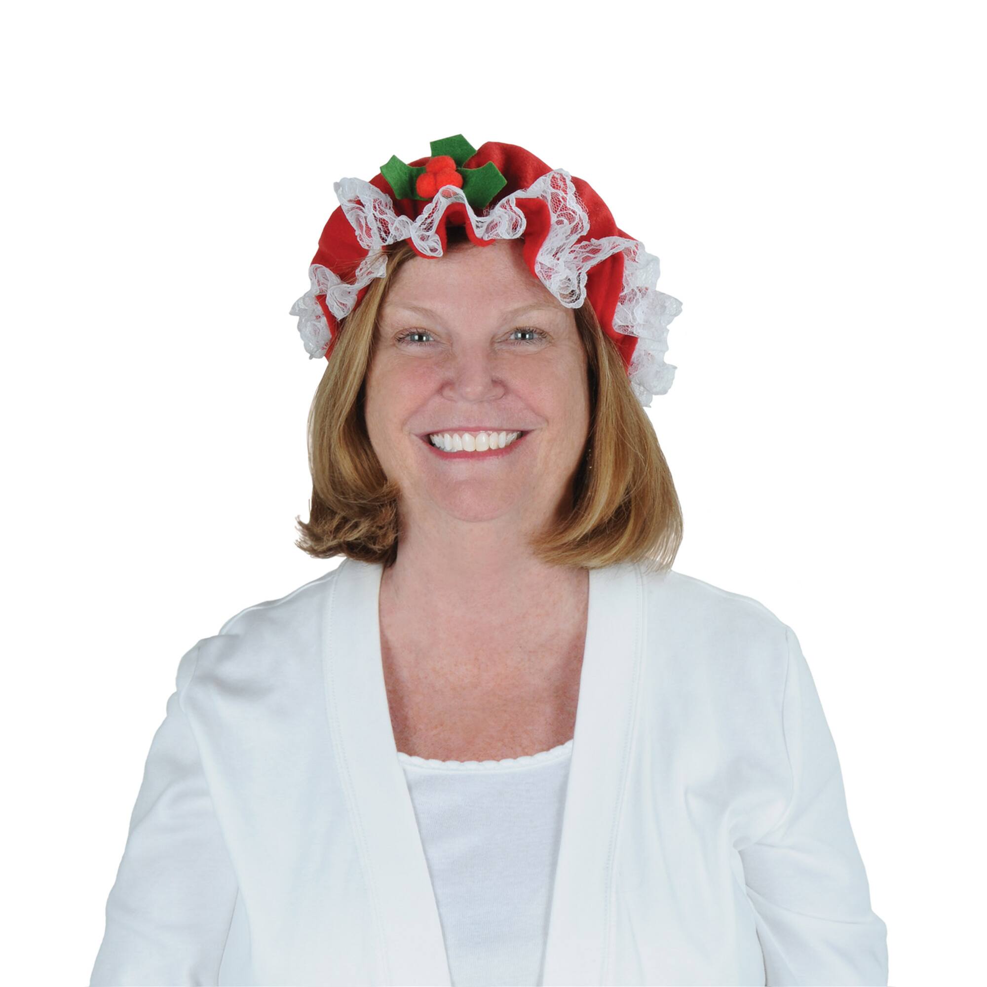 Beistle Adult Mrs. Claus Hats, 2ct.
